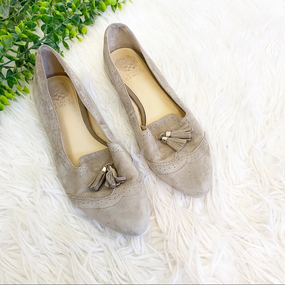 Vince Camuto Shoes - Vince Camuto Suede Tassel Flats